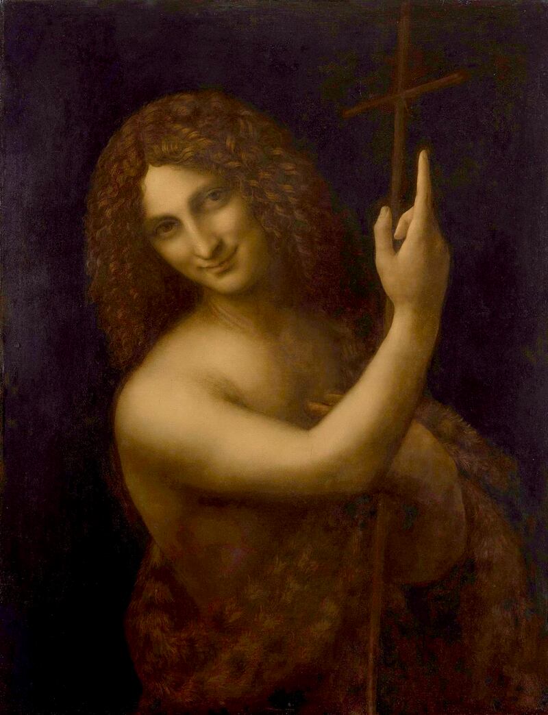 Leonardo: St John the Baptist. Photograph: Musée du Louvre