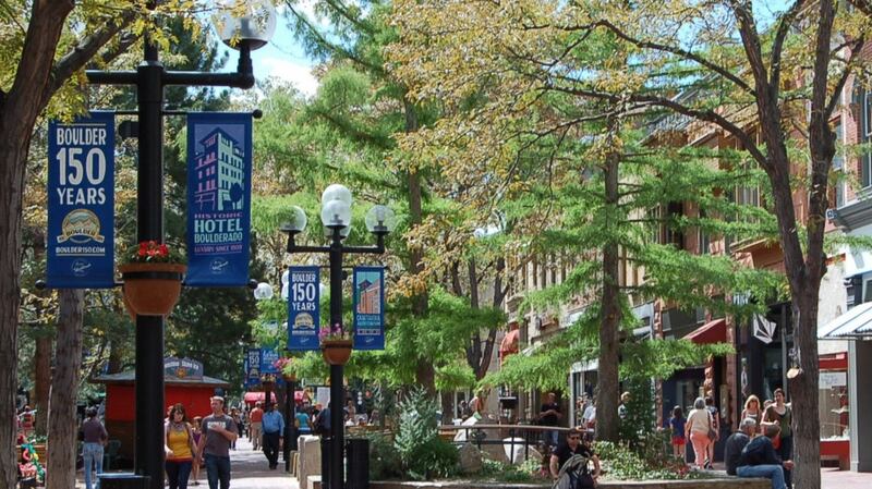 Boulder in Colorado had the highest density of start-ups of any city in a US survey, with six times the national average.