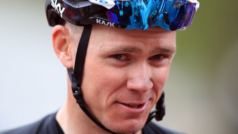 Chris Froome: will set out to win that record-equalling fifth Tour, under a dark cloud of suspicion.   Photograph: Adam Davy/PA