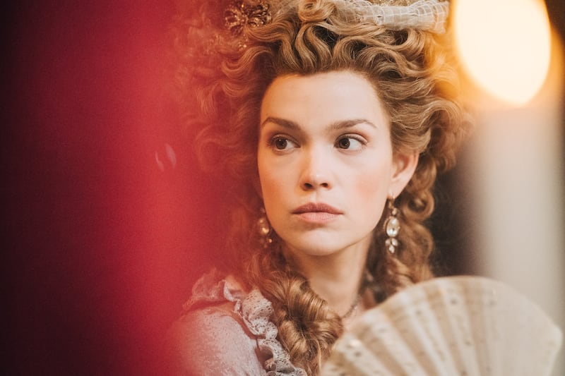 Emilia Schule as Marie Antoinette. Photograph: Caroline Dubois