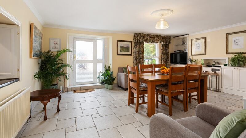 Living/dining room at garden level