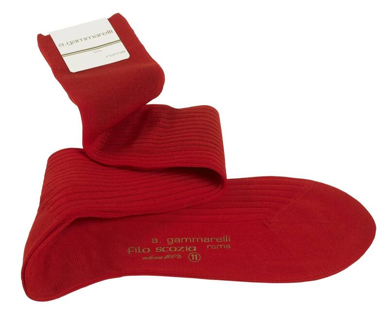 Papal socks: you can buy a pair of knee-high socks in papal white cotton or cardinal red silk, made by the ecclesiastical tailor Gammarelli, for €23