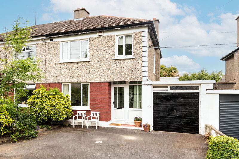 This house in Churchtown has potential to convert the garage and extend to the rear. Photograph: Tony Healy