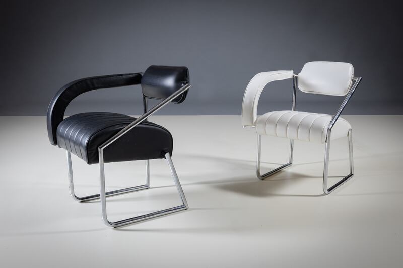 Eileen Gray nonconformist chairs (€2,000-€3,000 each) 