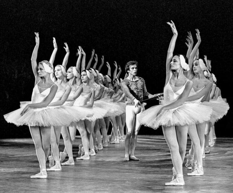 Swan Lake: Rudolf Nureyev rehearsing his Paris Opera Ballet version in 1986