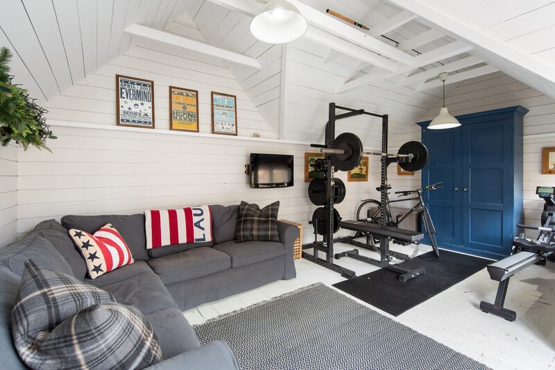 Gym inside the annex