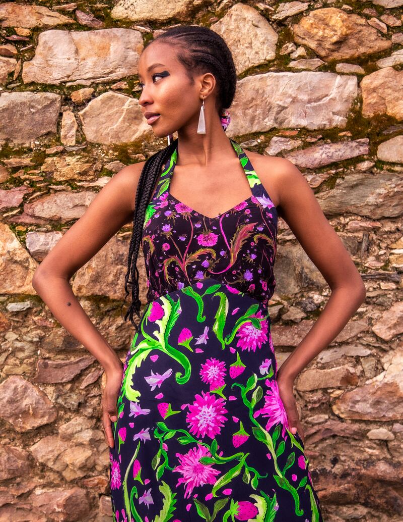 Saoirse dress version two, €310. Photograph: Mark Hill