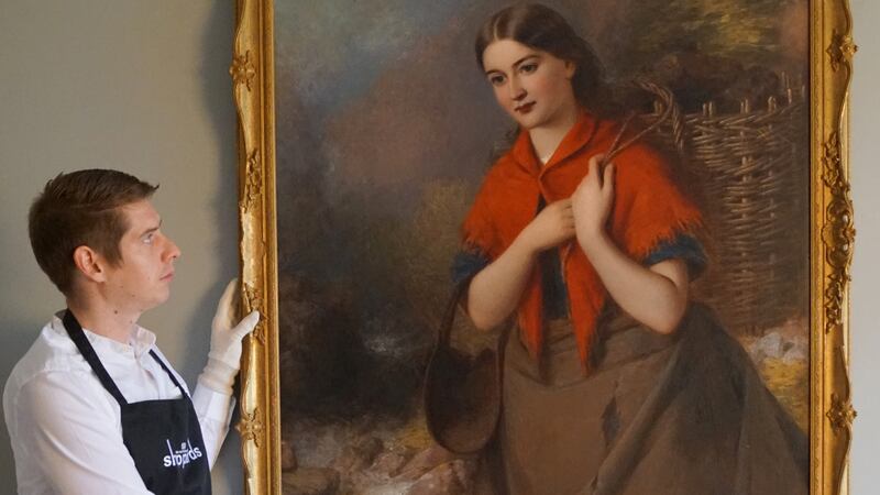 The Colleen Bawn is a large oil-on-canvas by 19th century English artist Samuel Barry Godbold. It will be for auction at Sheppards