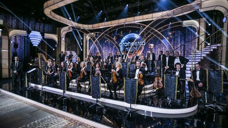 The RTÉ Concert Orchestra played live on the show. Photograph: Kyran O’Brien