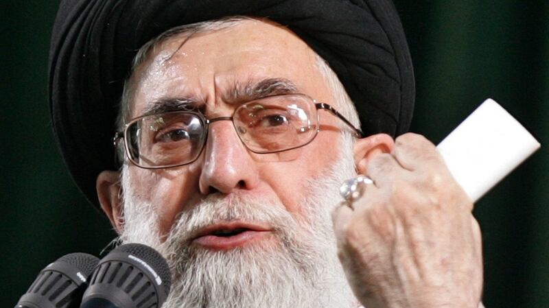 A file image from 2007 showing Iran’s supreme leader Ayatollah Ali Khamenei.  On Sunday  Khamenei said Saudi Arabia will face ‘divine revenge’ over its execution of Nimr al-Nimr. Photograph: AFP