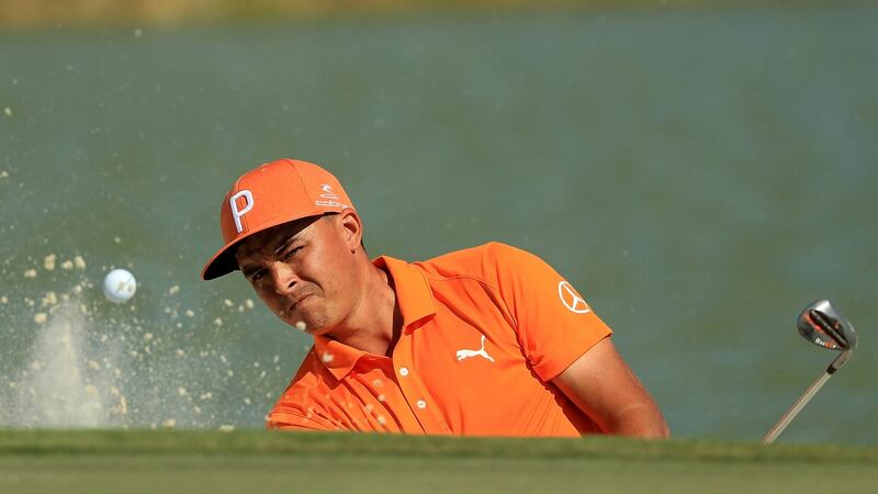 Rickie Fowler during the final round of the Hero World Challenge. Photograph: Mike Ehrmann/Getty Images