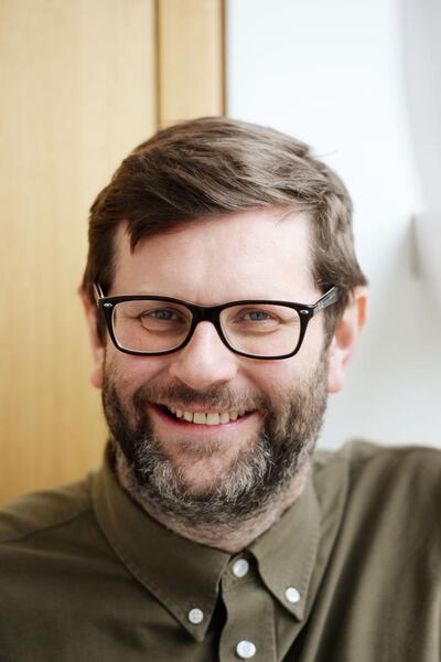 David Eldridge: “There’s this technology that lets you get over the scary bit [of dating]. But some of it, that bit when you’re first face to face with someone, that will always be there.” Photograph: Alan Betson