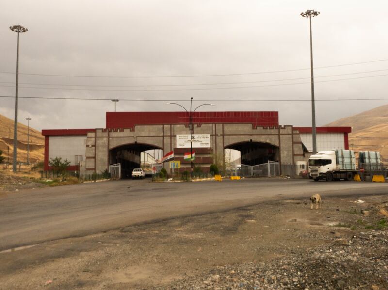 Haji Omeran border between Iran and Iraqi Kurdistan. Photograph: Lorraine Mallinder