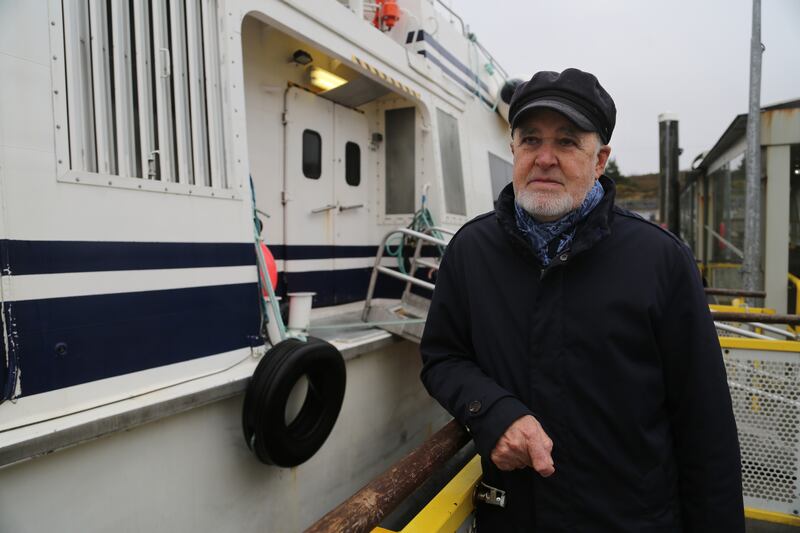  Dara Molloy, Chairman Comharchumann Fuinnimh Oileáin Árann Teo (Aran Islands Energy Co-op). Photo: Bryan O’Brien / The Irish Times

