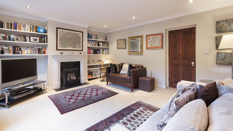 The living room at 15 Sandford Avenue, Donnybrook, D4