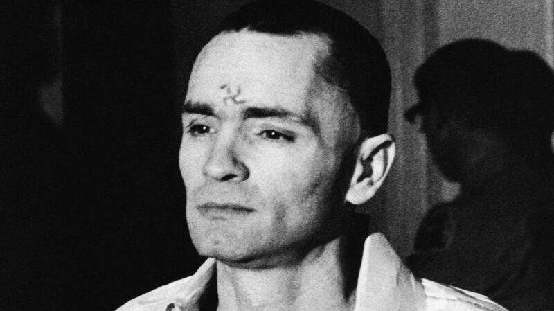 In this March 12, 1971 file photo, Charles Manson, with a swastika on his forehead, walks to court in Los Angeles, during the the penalty phase of the Sharon Tate trial after being convicted of murder in the deaths of Tate and six others. Photograph: AP