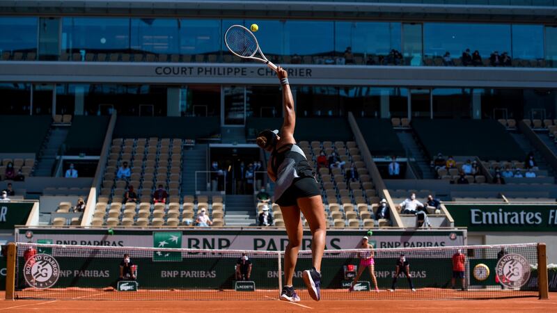 Naomi Osaka withdrew from the tournament after beating Patricia Maria Tig in the first round. Photo: Pete Kiehart/The New York Times