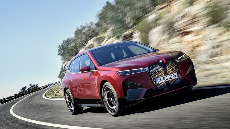 The BMW's electric iX Sport 5-door SUV