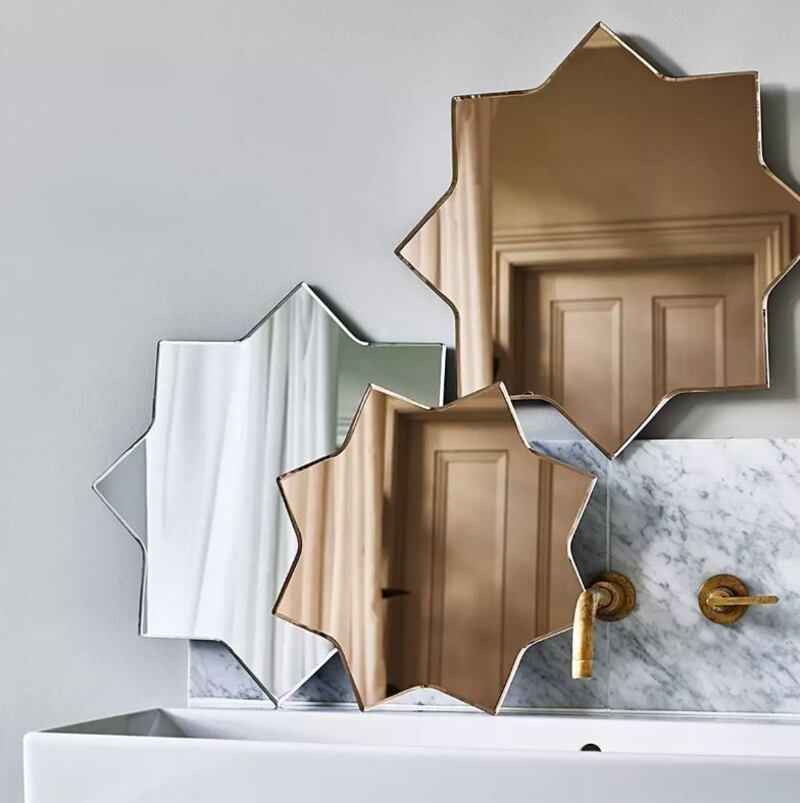 Oliver Bonas Stella Glass Wall Mirror Large from €54