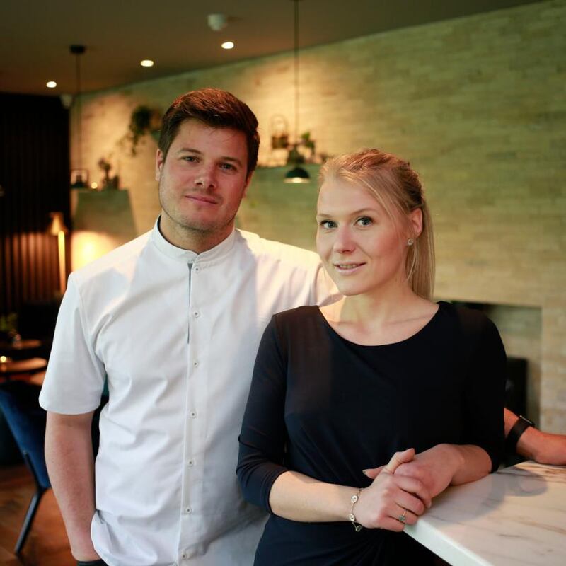 Restaurateurs: Jordan Bailey and Majken Bech-Bailey of Aimsir, in Co Kildare. Photograph: Nick Bradshaw