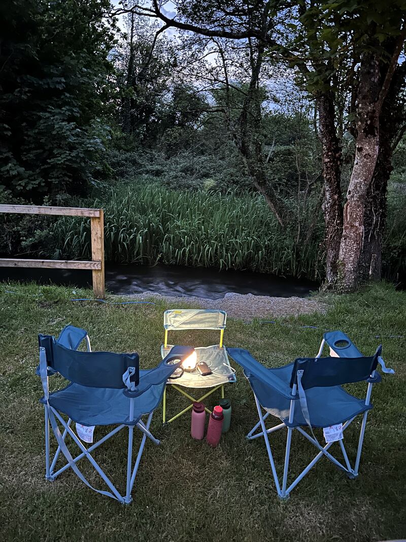 We bought two camping chairs for €16.50 each and a low camping chair for our daughter, which cost €18