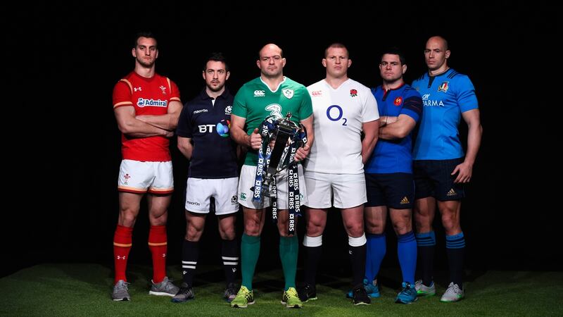 Ireland will be led out by Rory Best as they go for three Six Nations titles in a row this year. Photograph: Getty Images