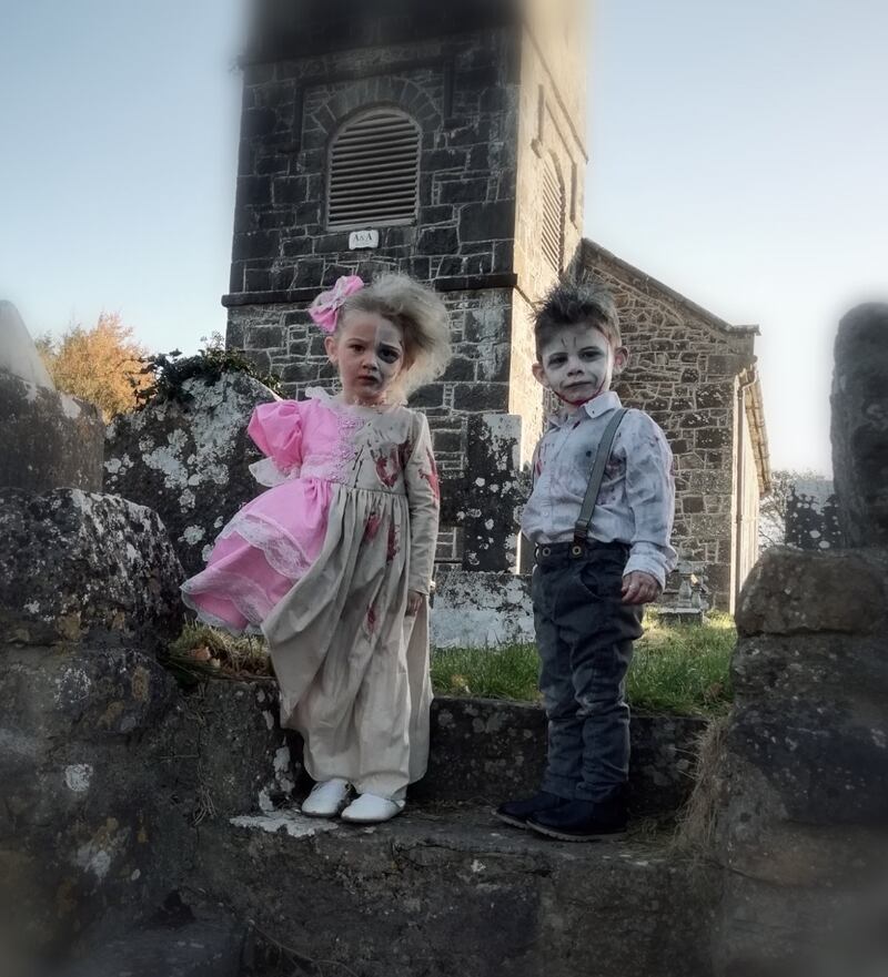 Summer and William. Photograph: Aisling Long