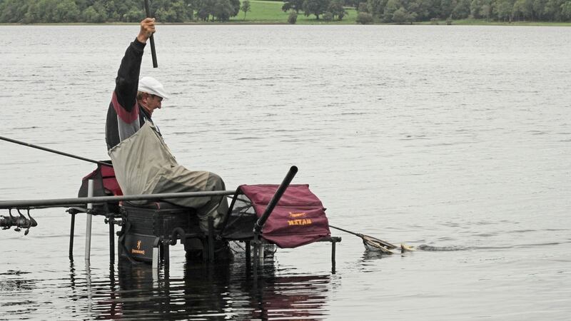 Famous faces enter the World Pairs every year. Here’s four-time individual world champion, Bob Nudd in his trademark white cap.