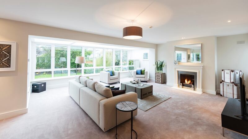 Druantia, Woodlands Park, Blackrock:  upstairs is a den area and  a huge sunroom