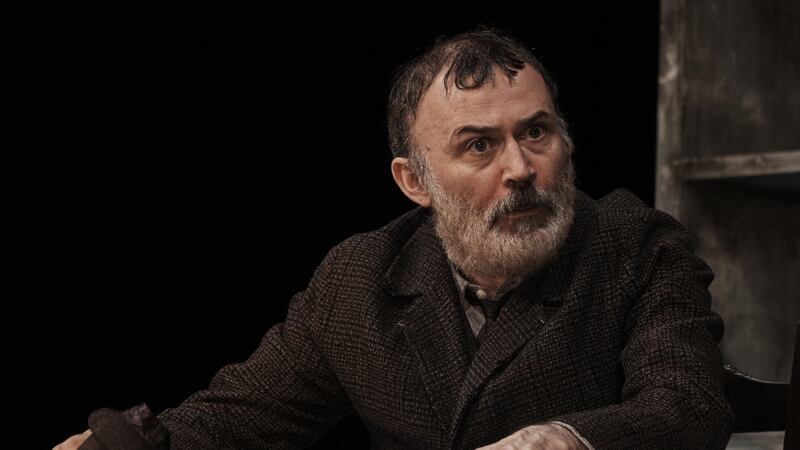 Tommy Tiernan as Thomasheen Sean Rua in Druid’s production of Sive by John B Keane at the Gaiety Theatre. Image Ros Kavanagh