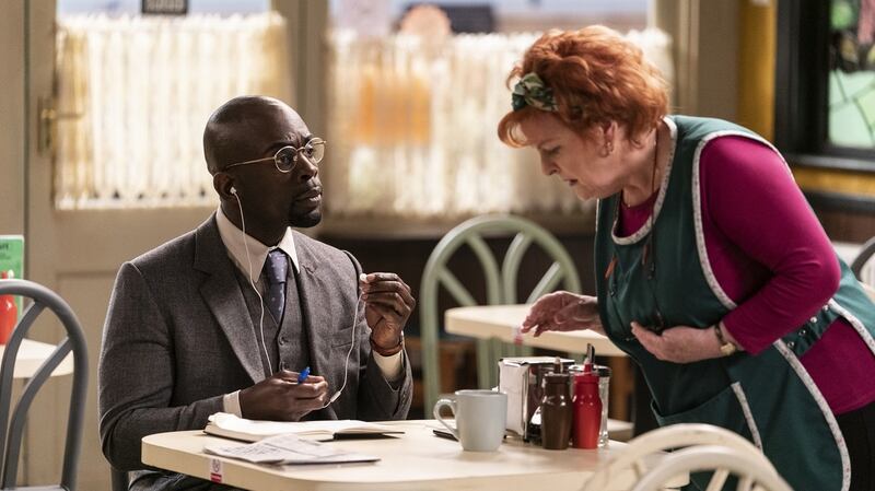 Jimmy Akingbola and Brenda Blethyn in Kate & Koji