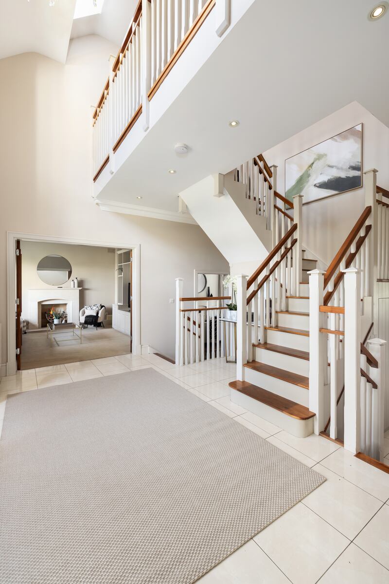 Double-height hallway