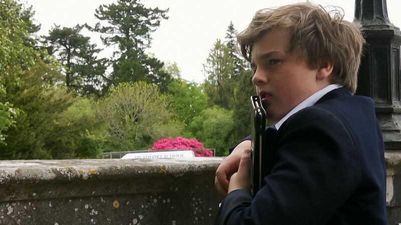 Eleven-year-old Ted Lyons, who has severe dyslexia. For his parents, “that year in Headfort was about Ted getting back his confidence”