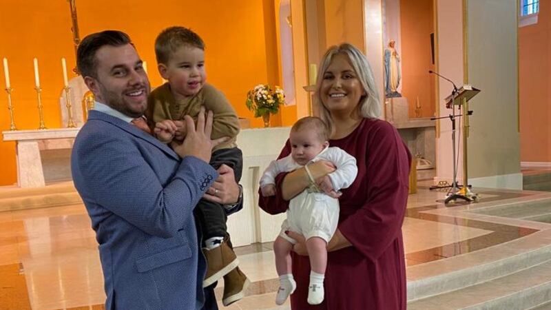 Alan, Jax, Kyle and Eva Clarke. Photo supplied by family