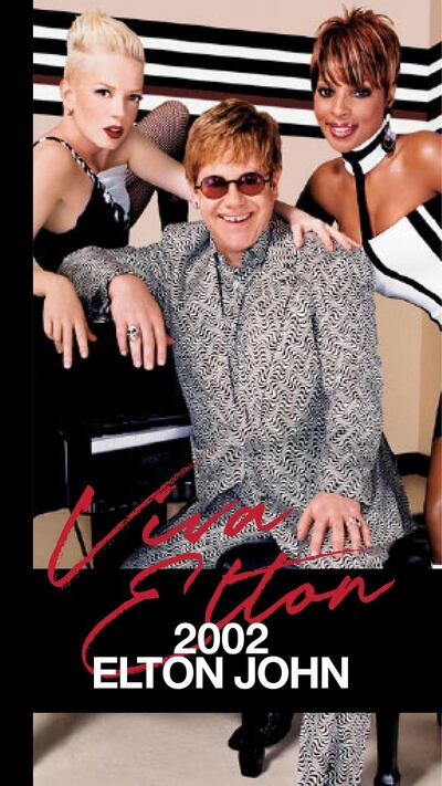 Viva Glam: Elton John promoted Mac’s campaign in 2002