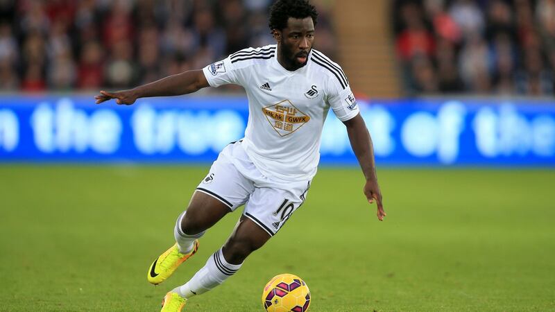 Wilfried Bony has returned to Swansea City. Photograph: Nick Potts/PA