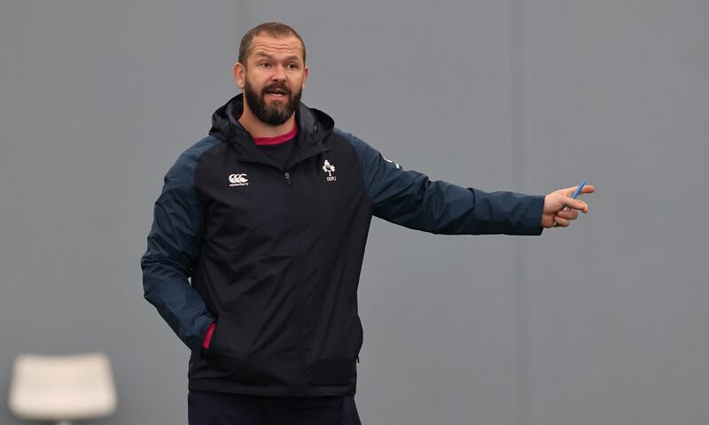 Andy Farrell: 'When the Springboks are in town, everyone gets super excited. And we know what is coming.' Photograph: Billy Stickland/Inpho 