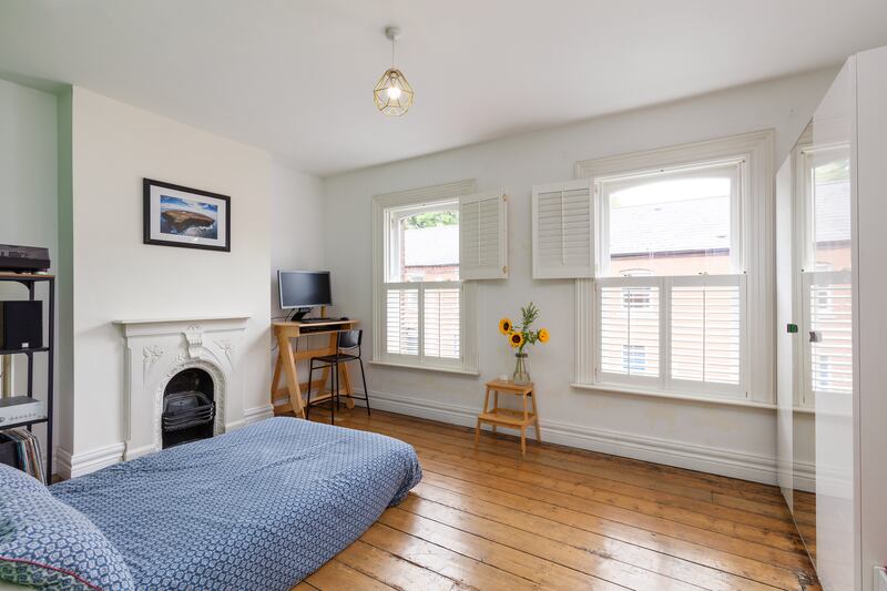 Main bedroom takes up the entire width of the house