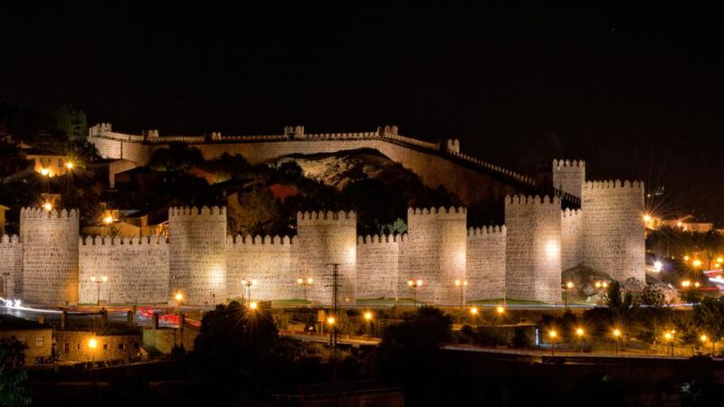 The city wall at Ávila