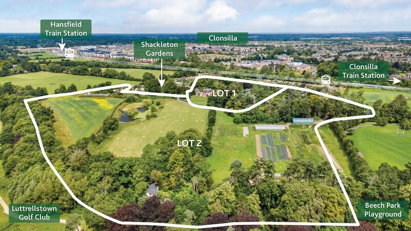 The property is available in three lots