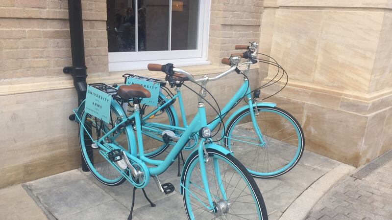 Bikes at the University Arms Hotel