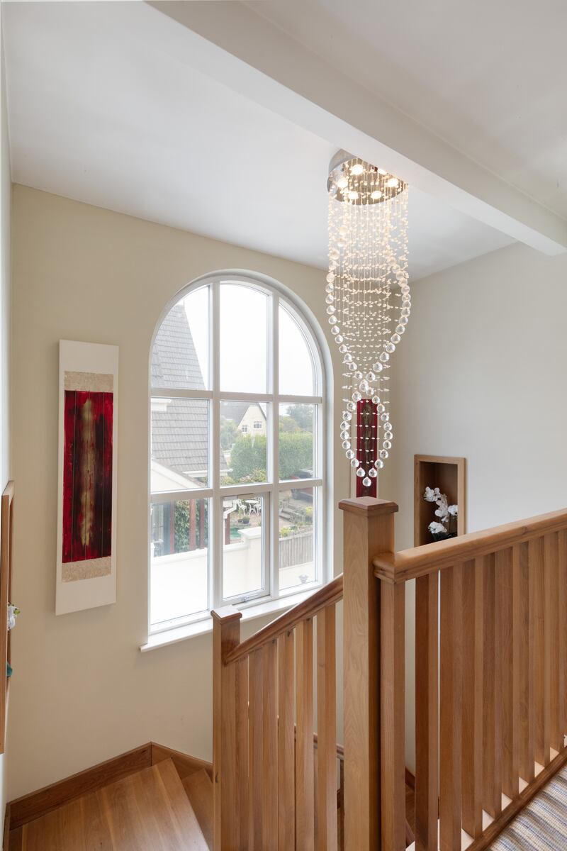 Staircase with feature window