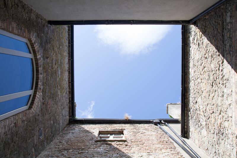 The house was originally laid out in a H-formation with two internal courtyards. Photograph: Paul Tierney