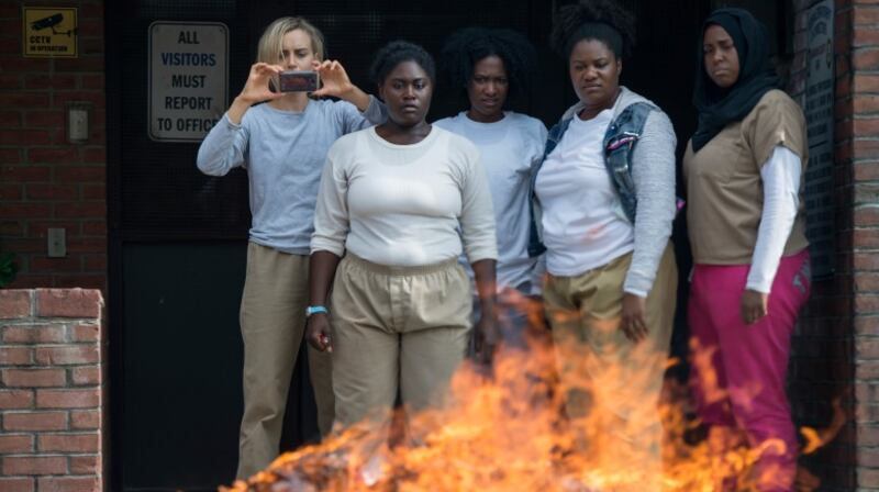 A scene from the last season of ‘Orange is the New Black’. Photograph: Netflix