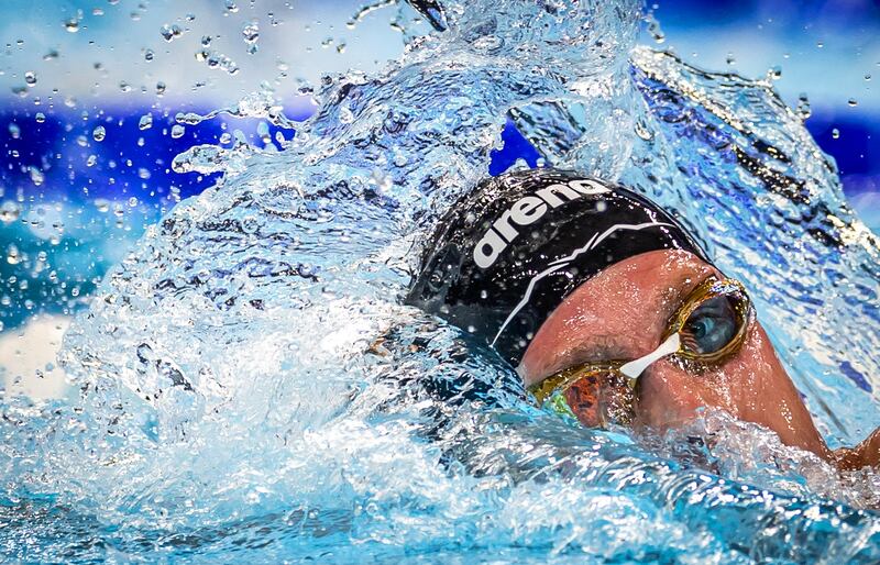  Olympic Games: Ireland’s Daniel Wiffen on the way to winning the heat and qualifying for the final. Photograph: Morgan Treacy/INPHO