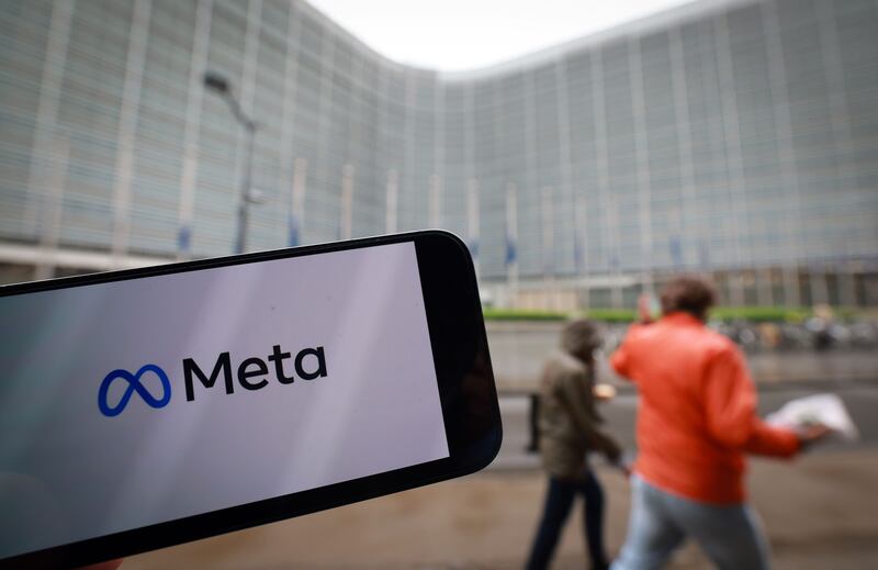 The European Commission recently fined Meta €200 million under the Digital Markets Act, a move that has frustrated the company. Photograph: Olivier Hoslet/EPA