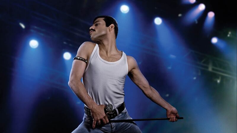 Rami Malek as Freddie Mercury in ‘Bohemian Rhapsody’. Photograph: Nick Delany/Twentieth Century Fox