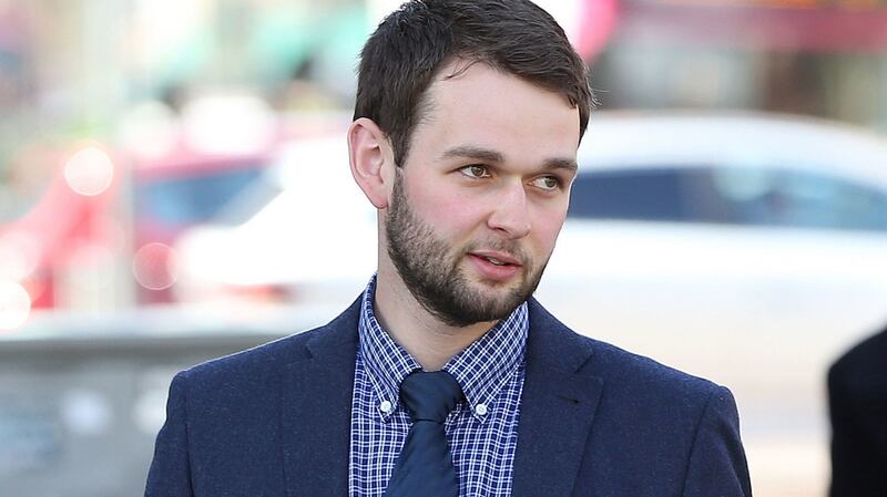 Owner of Ashers Bakery Daniel McArthur arriving at the Royal Courts of Justice in Belfast . Photograph: Brian Lawless/PA Wire