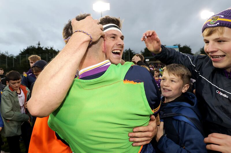 Kilmacud Crokes' Shane Walsh celebrates after beating Na Fianna. Photograph: Laszlo Geczo/Inpho