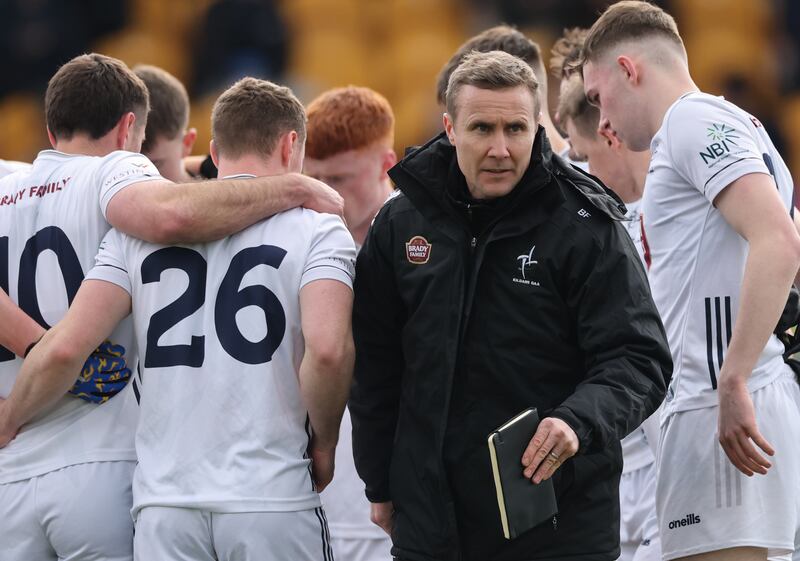 Kildare manager Brian Flanagan. Photograph: James Crombie/Inpho